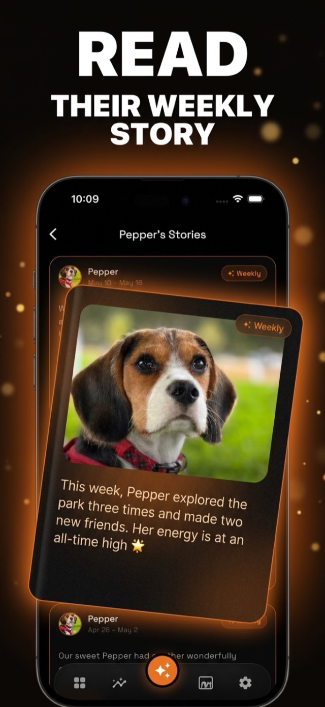 Read the weekly story — Loonee stories screen